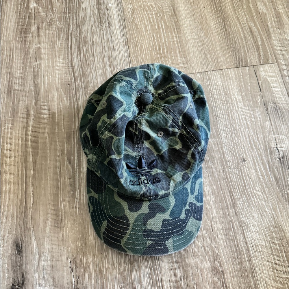 Adidas Green Camo Hat Accessories